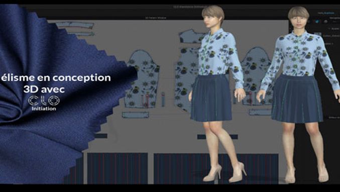 Modélisme en conception 3D avec CLO 3D : initiation