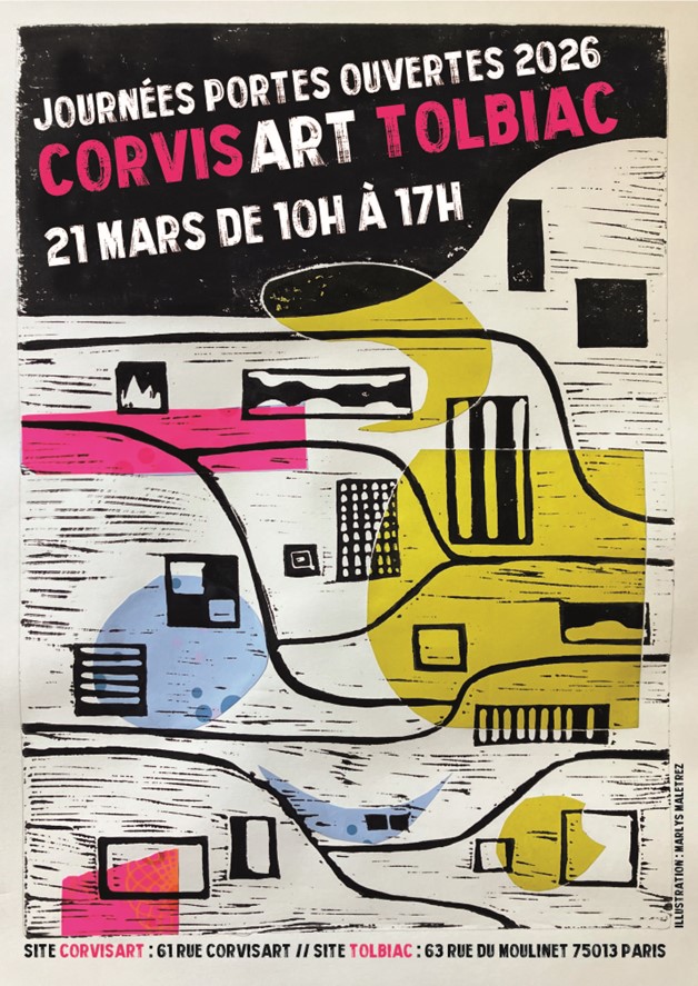 Affiche JPO Lycée Corvisart Tolbiac 2026