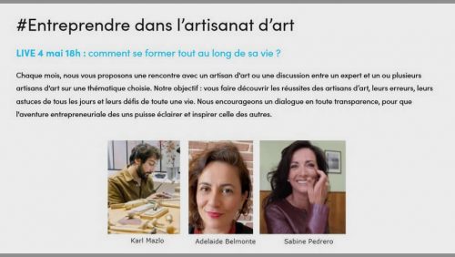 LIVE Artisants d'avenir du 4 mai 2021 18h