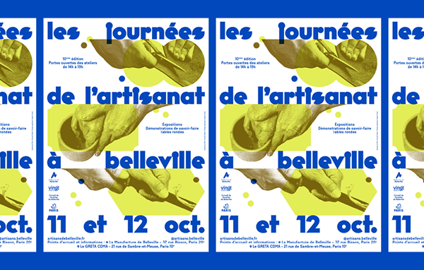 Bannière Journées de l'artisanat de Belleville 2025