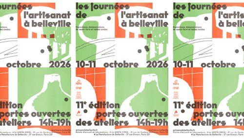 Bannière les journées de l artisanat de Belleville 2026