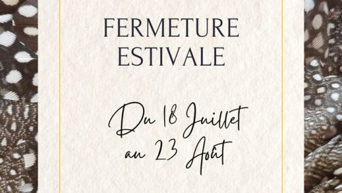 Fermeture estivale GRETA CDMA 2026