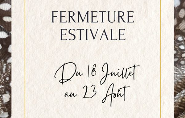 Fermeture estivale GRETA CDMA 2026