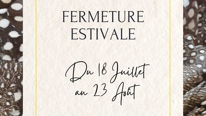 Fermeture estivale GRETA CDMA 2026
