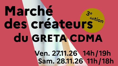 Marché des créateurs du GRETA CDMA : des créations uniques pour vos cadeaux de Noël !
